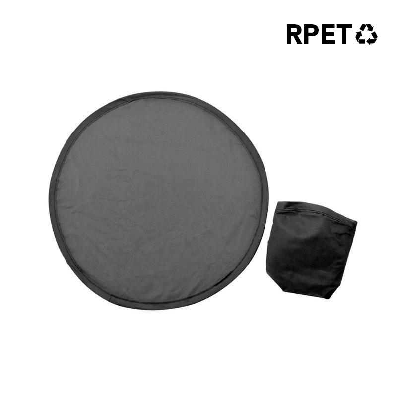 SENOVO - RPET Foldable Frisbee - Black | Jasani